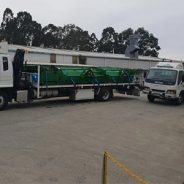 Trucks loaded for Primex 2018